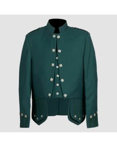 Green Sheriffmuir Doublet Jacket with Waistcoat - Jacket Tailor