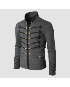 Vintage Jackets Men's Steampunk Military Parade Coat - Jacket Tailor