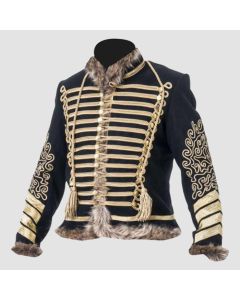 Men's Military Uniform Napoleonic Hussar Jacket - Jacket Tailor