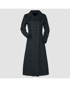 Duna Army Coat Black by Gothicana by Emp