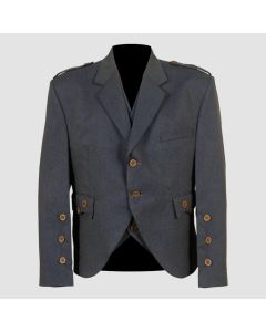 Light Purple Scottish Tweed Argyle Kilt Jacket - Jacket Tailor