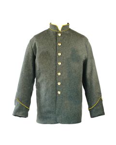 Cs cavalry piping collar cuff sack coat  |  Jacket Tailor