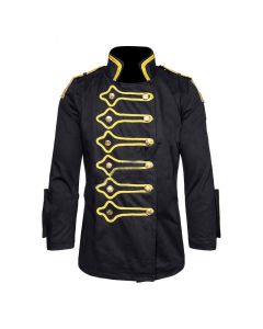 Golden steampunk military jacket Drummer  -  Jacket Tailor