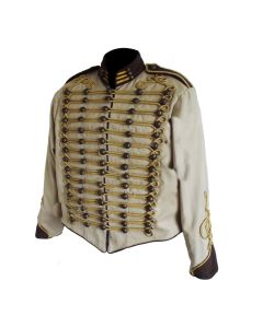 Hussar Military Jacket With Gold Braiding-Jacket Tailor