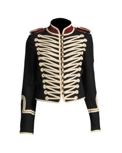 Marching Band Jacket Hussar Twill Black - Jacket Tailor