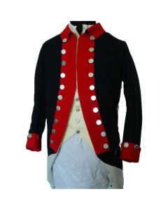 New Men Navy Blue Regimental Coat American Frock Jacket, Steampunk Admiral Uniform Hussar Jacket