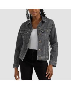 Women's Denim & Lace Jacket Lee Rider Denim Jacket-Jacket Tailor