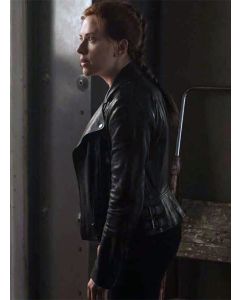 Scarlett Johansson Black Widow Leather Jacket