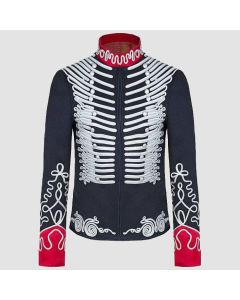 New Ladies Wool Military Jacket Officer Blazer Hussar Commander Jacket, Ladies Fashion Hussar Jacket