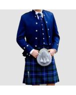 Sheriffmuir Doublet Jacket & Waistcoat Blue Wedding Kilt Jacket - Jacket Tailor