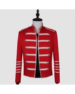 Men's British Military Hussar Jacket Artillery Tunic Uniform - Jacket Tailor
