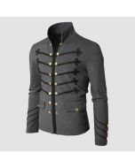 Vintage Jackets Men's Steampunk Military Parade Coat - Jacket Tailor