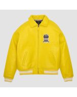 Avirex Icon Leather Jacket Gold